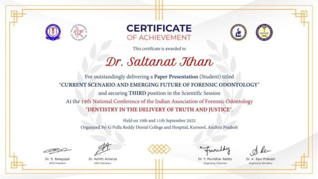 Dr. Saltanat Khan Certificate (2)