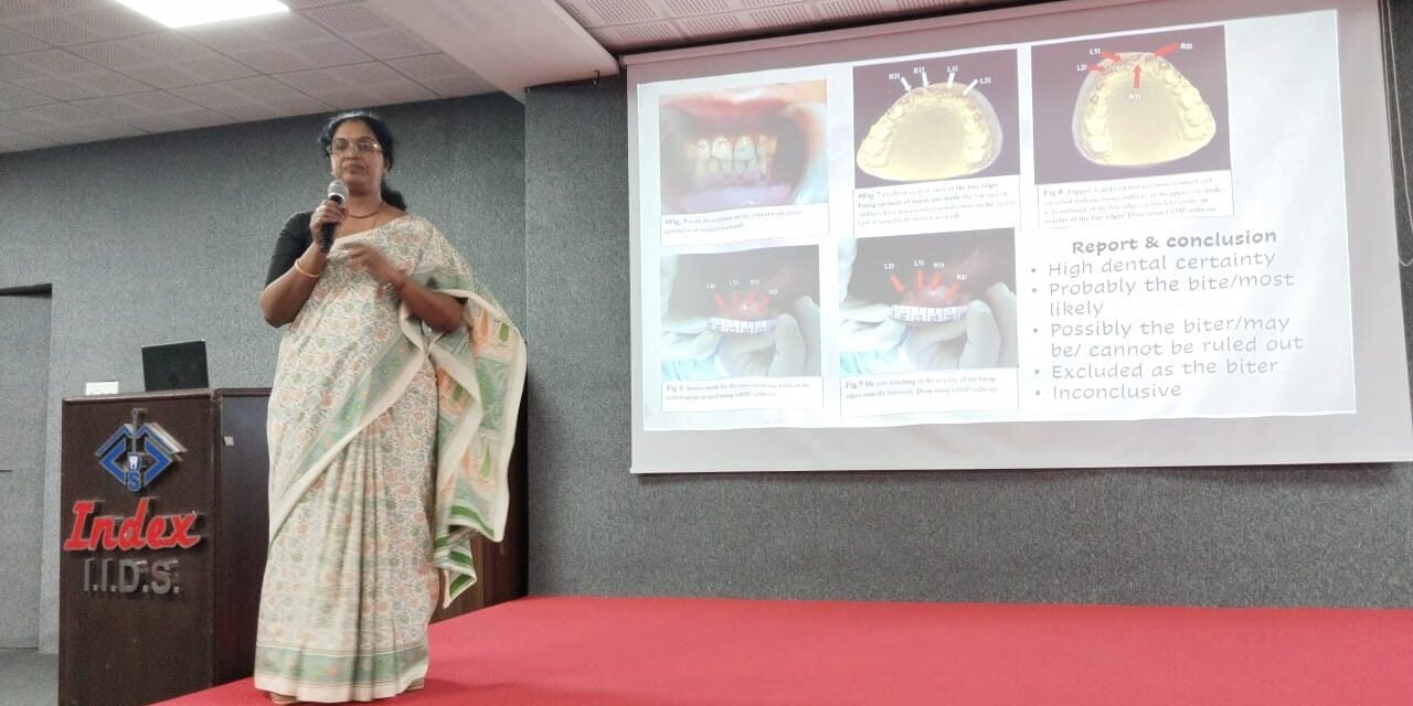 Unveiling Forensic Odontology: A Seminar at Index Institute of Dental Sciences